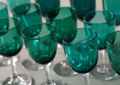 Verres à pied Herbatte vert