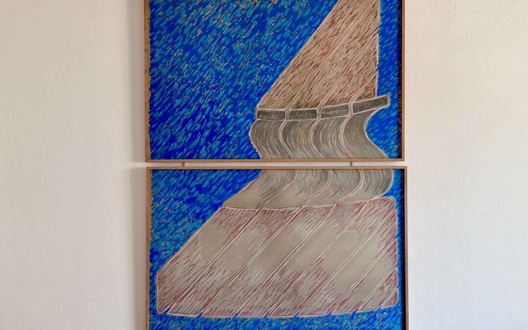 Yorgos Nikas – Composition à la colonne bleue