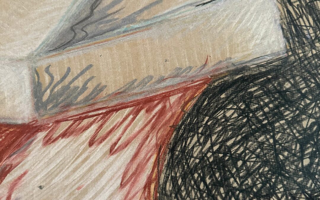 Yorgos Nikas – Composition à la colonne rouille I