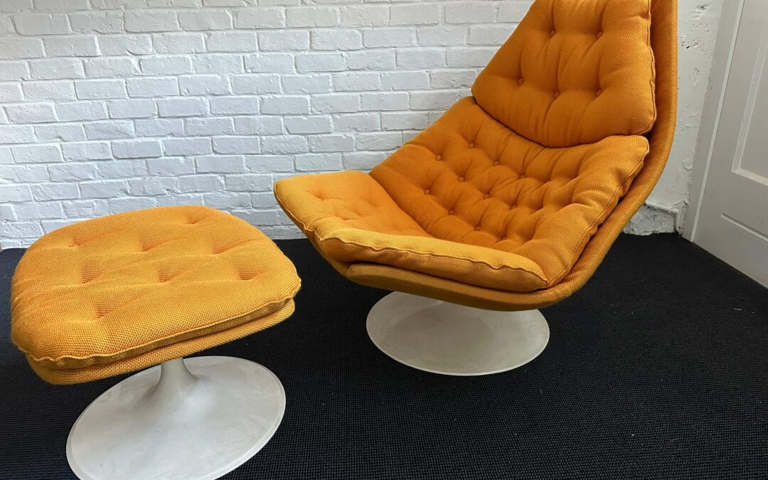 Geoffrey Harcourt pour Artifort – Fauteuil et ottoman