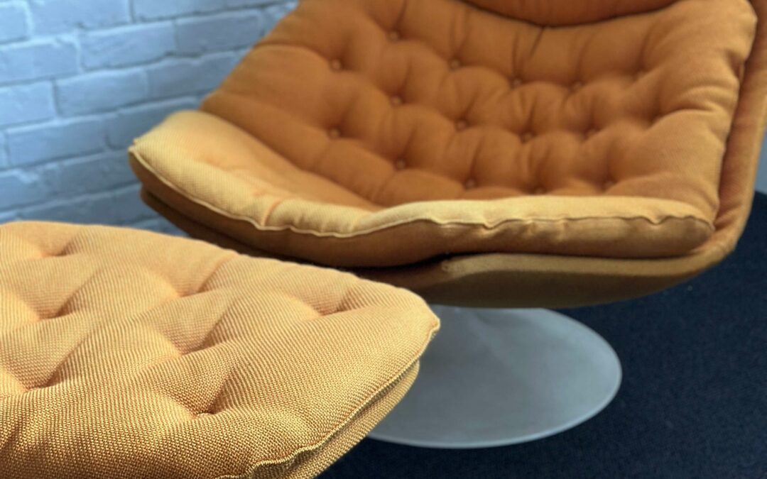 Geoffrey Harcourt pour Artifort – Fauteuil et ottoman