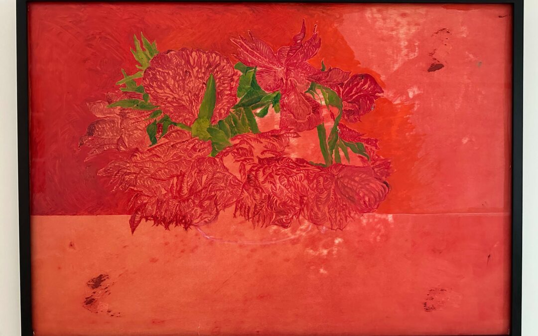 Yorgos Nikas, pivoines rouges