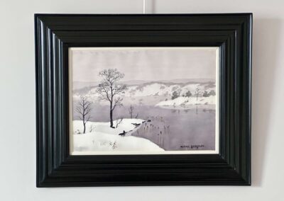 Oskar Bergman – winter in the bay