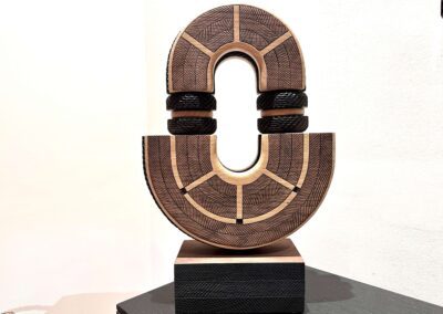 Lucas Castex – Collier en chêne. Pièce unique