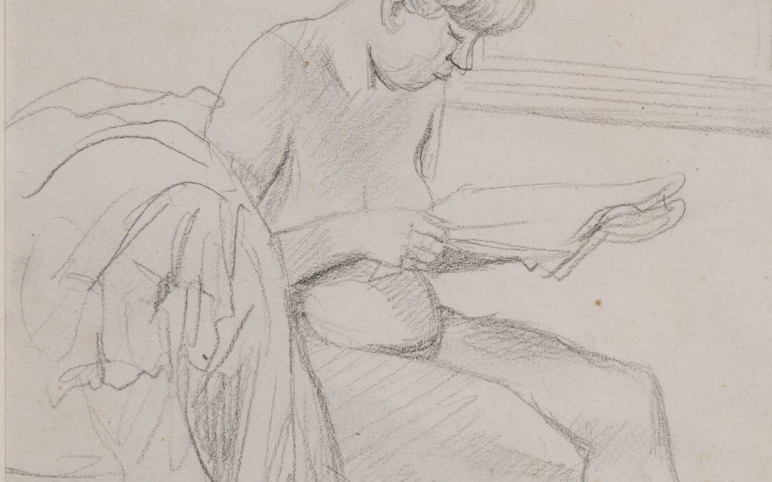 Femme nue à sa lecture