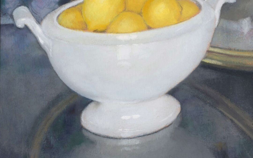 René De Pauw – nature morte aux citrons